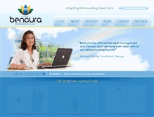 Tablet Screenshot of bencura.com